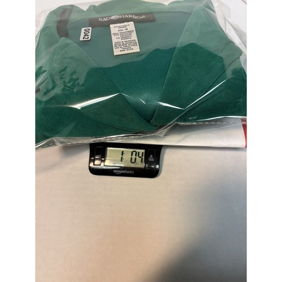 Women's Button-Down Green Faux Suede Shirt Sz 16 Lagenlook Oversized Grannycore - Picture 8 of 8